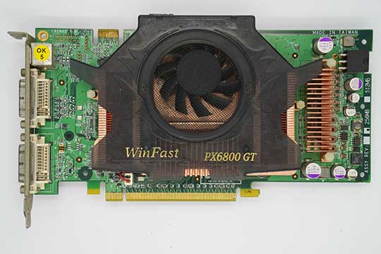 丽台Winfast PX6800 GT 256MB显示卡（nVIDIA GeForce 6800 GT芯片）